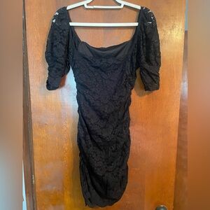 Black lace Express dress